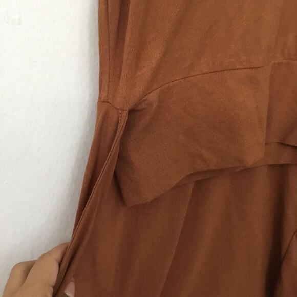 ASTR The Label  Mock Neck Brown Shrug Top Sz XS - Picture 7 of 10